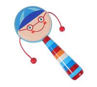 GETAJGHSD 1Pc Wooden Rattle Drum Educational Plaything for Boy Girl Enhancing Listening Skills and Hand Eye Coordination and Safe Wooden Material for Newborns