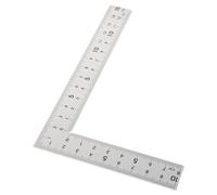GETAJGHSD 1pcs Multi-function Carpentry Ruler Carpenter Measuring Square Rust Resistant Easy-to-clean Stainless Steel Silver Sturdy Precision Tool for Professionals on The Go and Field Use