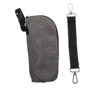 GETAJGHSD 1Set Insulated Bottle Bag Portable Thermal Pouch for Milk Beverage Keeps Warm for Hours Easy to Clean Includes Grey Bag Stroller Hook
