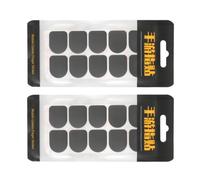 GETAJGHSD 2 Bags Non-slip Disposable Carbon Fiber Mobile Gaming Finger Stickers Lightweight Smooth Operation Thumb Sleeve for Friends Who Love Playing Computer Games Join The Battle Anytime