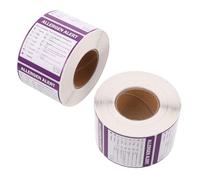 GETAJGHSD 2-inch Food Allergen Alert Stickers, 600 Adhesive Allergen Warning Labels on Writable Glossy Paper, 2 Rolls for Kitchen Food Packaging and Allergy Safety