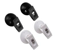 GETAJGHSD 2 Pair Car Clip Curtain Clamp with Suction Type Design Pvc Material Practical Use for Car and Auto Bag Holder Storage Clip