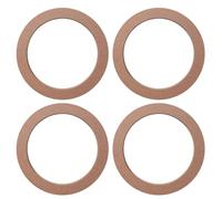 GETAJGHSD 2 Pairs Car Speaker Spacers Car Speaker Adapter Rings Wooden Brown Enhance Horn Sound Effect Sound Effect for Installation