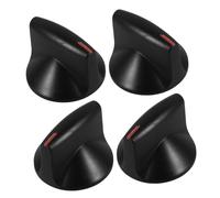 GETAJGHSD 2 Pairs Gas Stove Knobs Replacement Durable Control Switch Knobs for Gas Ranges and Cooktops Enhanced Safety with Ignition Button Compatible with Natural