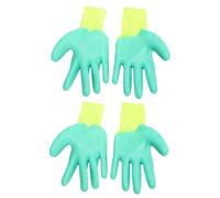 GETAJGHSD 2 Pairs Hamster Anti-Bite Gloves Rubber Hand Protection Gloves for Small Pets Feeding and Handling for Rodents