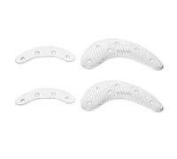 GETAJGHSD 2 Pairs Iron Shoe Sole Plates with Anti-Slip Design and Easy Installation, Metal Heel Protectors for Boots and Footwear, for DIY Installation and Outdoor Adventures