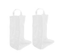 GETAJGHSD 2 Pcs Boot Storage Pouch Large Transparent Dustproof Bags for Short Boots Portable Organizer for Travel and Home Space-Saving Shoe Protector