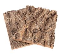 GETAJGHSD 2 Pieces Artificial Tree Bark Terrarium Decorations Reptile Hide Climbing Platform 20x15cm Suitable for Tortoise and Lizard Habitat Accessories