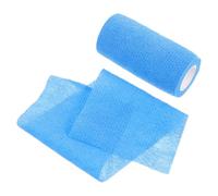 GETAJGHSD 2 Rolls of Blue Self-Adhesive for Veterinary Use, Flexible Cloth Material Suitable for Fixation, for Livestock and Sports Injury Support