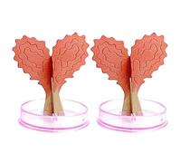 GETAJGHSD 2 Sets Heart Shaped Paper Tree DIY of Creative Growing Trees for Fun Decorative for Birthdays and Christmas Random Base Included