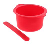 GETAJGHSD 2 Sets Wax Warmer Silicone Liner Bowls 400ml Large Capacity Easy to Mix with Stirring Sticks Scraper for Home Use