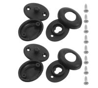 GETAJGHSD 2 Sets Wetsuit Fastening Button Quick Release Clips for Scuba Diving and Snorkeling, Universal Compatibility with Sturdy Plastic and Stainless Steel Materials, Black Underwater