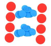 GETAJGHSD 200pcs Colorful Plastic Counting Discs Game for Math Learning Teaching Rewards Poker Chips Educational Counters for Classroom and Home Use