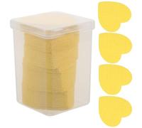 GETAJGHSD 200pcs Heart-shaped Cotton Pads for Eyelash Extension and Gel Nails, Soft and Compact Nail Polish Remover Wipes for Professional Needs and Extension Applications