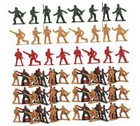 GETAJGHSD 200Pcs Miniature Soldiers Figurine Realistic Plastic Army Men Models for Imaginative Play Educational Projects and Room Decor for Parent Interaction