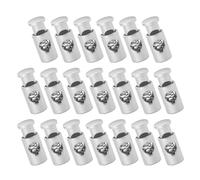 GETAJGHSD 20pcs Barbecue Skewer Fixing Buckles Non-Skid Clips with Easy Installation Anti-Slip Design Silver Iron Wire for Grilling and Parties