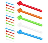 GETAJGHSD 20Pcs Bird Cage Perches for Parrots and Budgies - Multi-Color Climbing and Grinding Paw Rest Stands - Cage Accessories for Cockatiel, Canary, and Parakeet Play and Rest