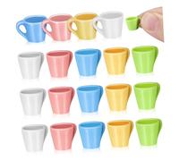 GETAJGHSD 20Pcs Decorative Mini Cup Realistic Miniature Water Mugs for Dollhouse Props Creative Accessories to Enhance Imagination and Play Design for Unique Displays