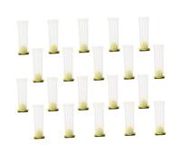 GETAJGHSD 20Pcs Plastic Queen Cell Protective Covers Beehive Cage Safety Guard for Beekeeping Grafting Tool Lightweight Design