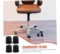 GETAJGHSD 20Pcs Swivel Caster Sleeve Inserts for Office Chair Wheels Furniture Socket Replacement Plastic Wear-resistant Expandable Fit for Stable Movement