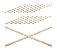 GETAJGHSD 20pcs Unfinished Wooden Square Dowel Rods 300x6mm Pine Wood Sticks for DIY Crafts Model Building and Classroom Projects