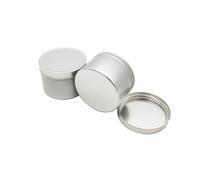 GETAJGHSD 24pcs Tinplate Storage Tank Biscuit Container and Tea Jar Set in Silver Colour, Sealed Multi-purpose Candy Boxes with Elegant round Design, for Graduation Season Celebrations