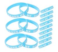 GETAJGHSD 25pcs Class of Silicone Graduation Wristbands Meaningful Keepsake for Students Stretchy Design Essential Party Supplies for School Events and Celebrations
