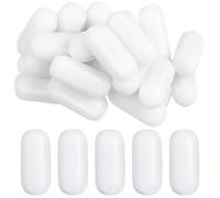 GETAJGHSD 25pcs Ptfe Magnetic Stirrer Bars Set C3*7mm White Laboratory Stirring Rods for Scientific Mixing and DIY Projects