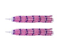 GETAJGHSD 2pair Bike Handlebar Streamers for Tricycles and Scooters, Plastic Decorative Tassels that Fly and Dance the Wind, Holiday or Birthday
