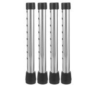 GETAJGHSD 2pairs Adjustable Walker Wheels Replacement Parts for Mobility Aids Rollers with Adjustable Leg Tubes Suitable for Walkers and Rollators to Enhance Stability and Smooth Movement