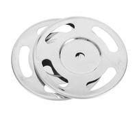 GETAJGHSD 2pcs 100mm Stainless Steel Rope Hanger Accessories for Stanchion Posts, Crowd Control Barrier Hooks for Hotel Queue Management and Facility Safety