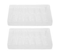 GETAJGHSD 2pcs 3D Silicone Nail Art Molds for Embossing Lace Designs Nail Sculpting Tools with Creamy Lace Patterns for DIY Manicure at Home Or Salon