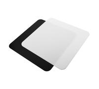 GETAJGHSD 2pcs Acrylic Photography Reflector Display Boards Set Light Diffuser Background for Product Photography Black White with Random Rounded Corners for Jewelry Food Still Life