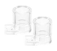 GETAJGHSD 2pcs Acrylic Reptile Feeder Bowls for Ants and Small Pets, Easy to Clean Water Dispenser and Drinking Dish, Educational Tool Suitable