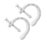 GETAJGHSD 2pcs Adjustable Body Pressure Point Tool with Fixed Clip, Finger Pressure Massager for Deep Tissue Massage, Abs Material, Relieves Muscle Tension, for Travel and Office Use
