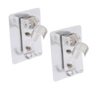 GETAJGHSD 2pcs Adjustable Hand Shower Holder Brackets with Adhesive No Drilling Mount Wall Bracket for Bathroom Shower Heads Compatible