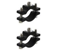 GETAJGHSD 2pcs Aluminum Alloy Extension Bracket for Holding Handlebar Accessories with High Precision Expandability Simple Design and Elegant Textured Appearance for Motorcycle LED Light