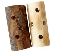 GETAJGHSD 2pcs Apple Wood Chew Sticks for Small Pets Natural Biting for Guinea Pigs Hamsters Rabbits Teeth Grinding Aid Digestive Support Multifunctional Chew Playthings