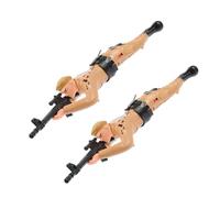 GETAJGHSD 2pcs Army Soldiers Toys Figures Soldier Boy Toys Crawling Figurines for Boys and Girls