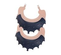 GETAJGHSD 2pcs Baby Protective Shampoo Hats for Children, Silicone Waterproof Hair Washing Caps with Ear and Eye Shield, Bathing Hair Wash Caps for Toddlers in Blue