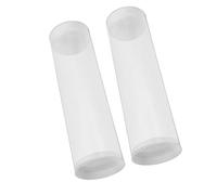 GETAJGHSD 2pcs Badminton Shuttlecock Storage Tubes with Lid, Lightweight Plastic Shuttlecock Case Holder, Space Efficient Moisture Retention Tube for Outdoor and School Use