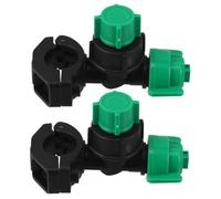GETAJGHSD 2pcs Farm Atomizer Nozzles High Pressure Fan Spray Tips for Agricultural Watering Orchard Greenhouse Use with Leak Dual Flow Design Durable Misting Equipment