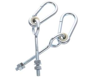 GETAJGHSD 2pcs Heavy Duty Swing Hangers Metal Hooks Strong and Stable Structure Silver Easy to Use Ceiling Mount Hardware for Outdoor Use Hammock Chair