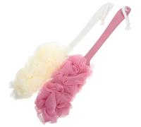GETAJGHSD 2Pcs Long Handle Back Scrubber Body Exfoliating Brush for Bath Gentle Exfoliation Soft Touch Bath Back Scrubber with Hanging Design for Easy Storage and Full Body Cleaning