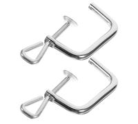 GETAJGHSD 2pcs Manual Pasta Maker Fixing Clip Noodle Maker Clamp Replacement Accessory for Universal Pasta Making Machine Sturdy Kitchen Tool for Homemade Spaghetti and Preparation