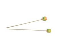 GETAJGHSD 2pcs Metal Fruit Hair Sticks for Women, Elegant Orange Hairpin Accessories, Chic Design That Will Not Hurt Hair Or Fade Easily, for Parties and Daily Wear