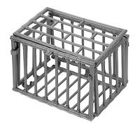 GETAJGHSD 2Pcs Miniature Pet Cage Model DIY Craft Supply Small Plastic Animal Fence for Science Projects and Decoration