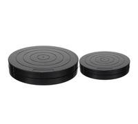 GETAJGHSD 2pcs Plastic Pottery Turntable Wheel with Stable Rotation and 360 Degree Rotating Platform, Double-sided Clay Sculpture Tool for Ceramic Art Classes and Homemade Clay Products