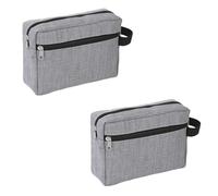 GETAJGHSD 2pcs Portable Cosmetic Bag Set Made of Sturdy Oxford Cloth with Compact Design and Convenient to Carry, for Travelling and Organizing Toiletries and Makeup Essentials