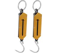 GETAJGHSD 2pcs Portable Mechanical Weight Scales with Scale and Iron Hook 12kg Capacity Hanging Spring for Teaching and Fishing Easy to Operate and Maintain